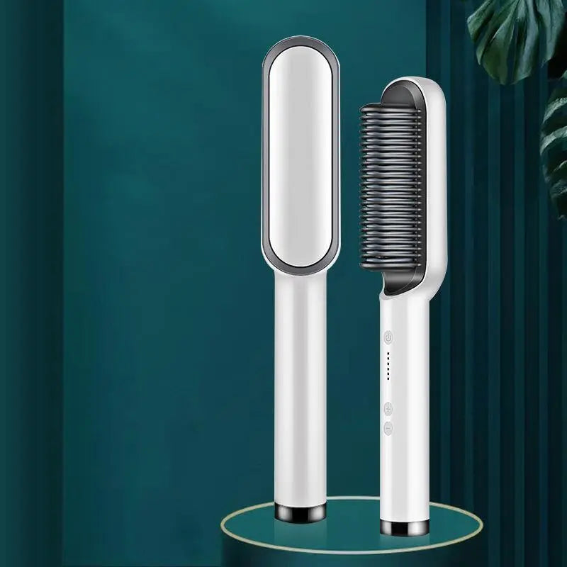 Escova Elétrica de Aquecimento para Alisamento de Cabelo - Bivolt