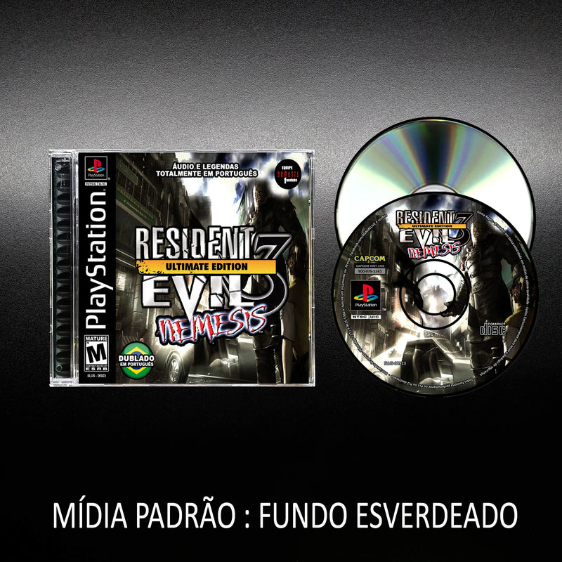 Resident Evil 3 Nemises - Dublado em Português - Game Repro Ps1 / Psx Reproduction Playstation 1 By XGAMELIVE