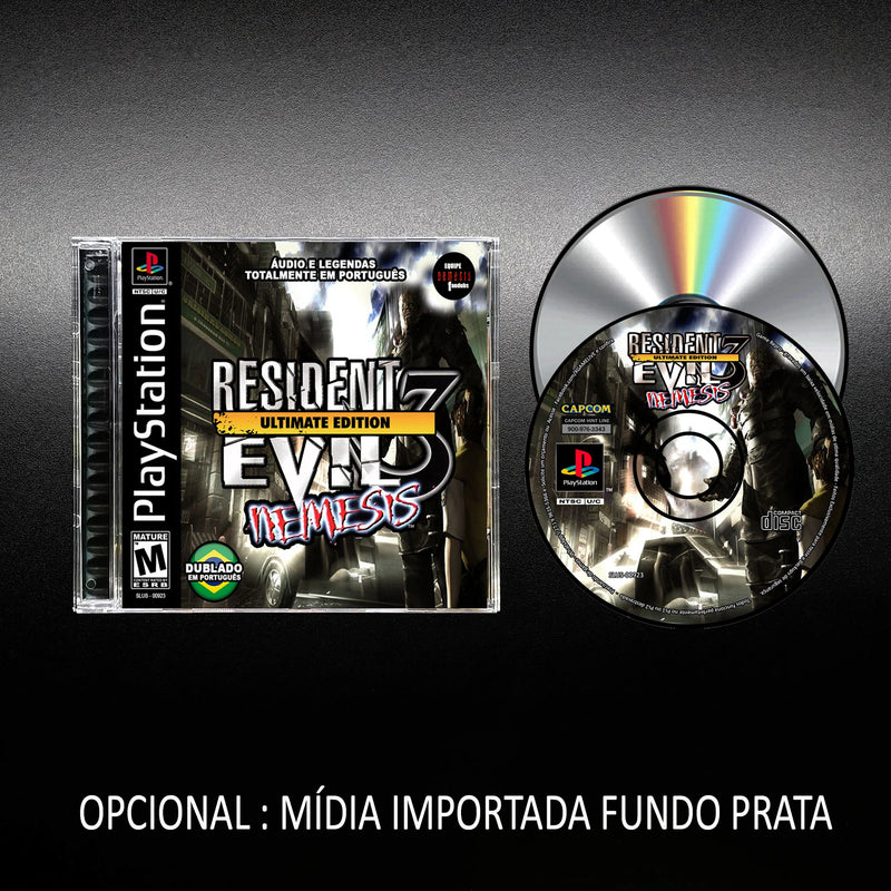 Resident Evil 3 Nemises - Dublado em Português - Game Repro Ps1 / Psx Reproduction Playstation 1 By XGAMELIVE