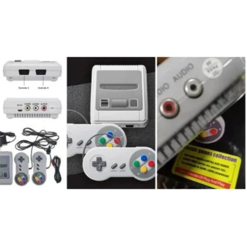 Video Game Super Mini 620 Jogos Retro 8 Bits 2 Controles Nitendo