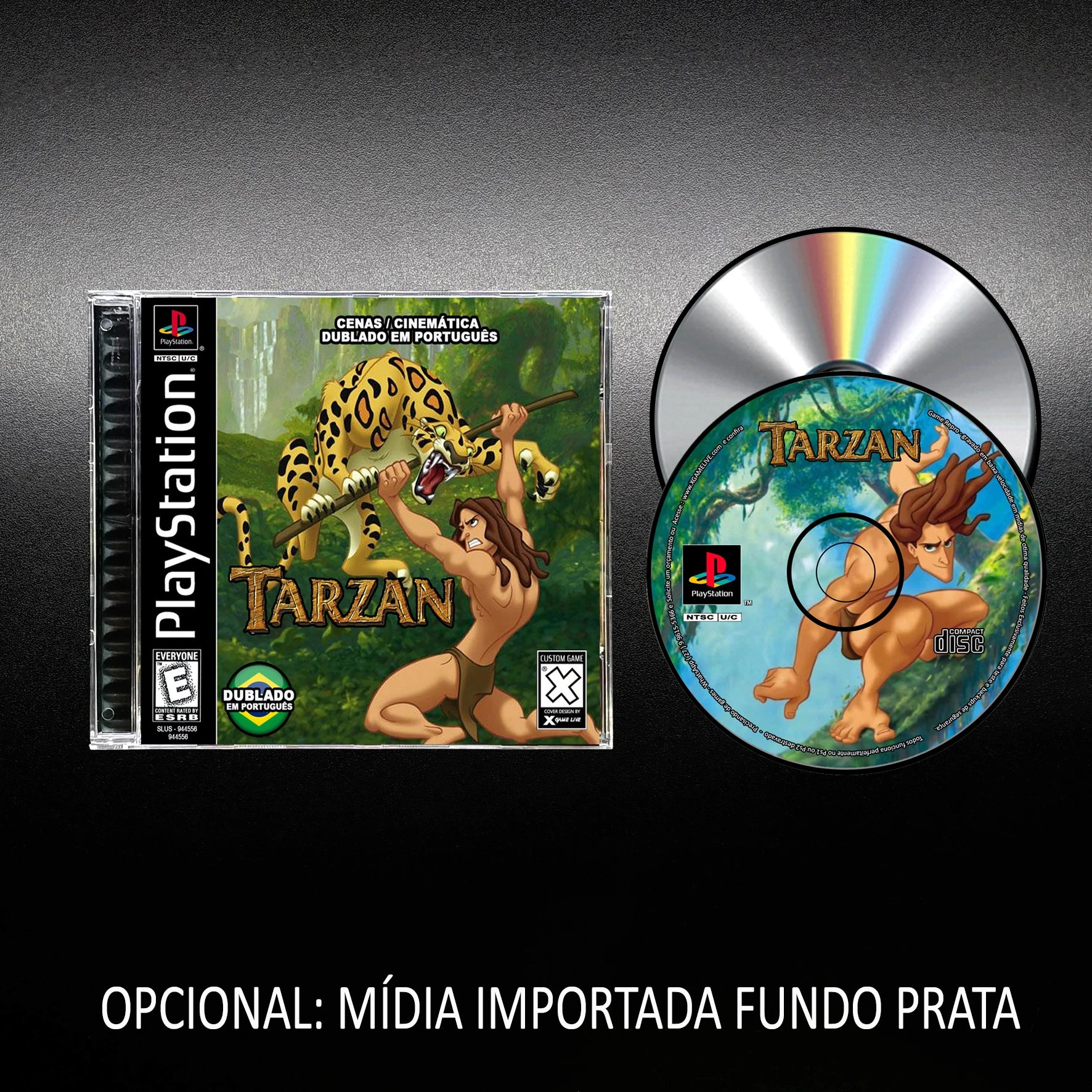 Tarzam Audio Português - Game Repro Ps1 / Psx / Copy Reproduction Playstation1