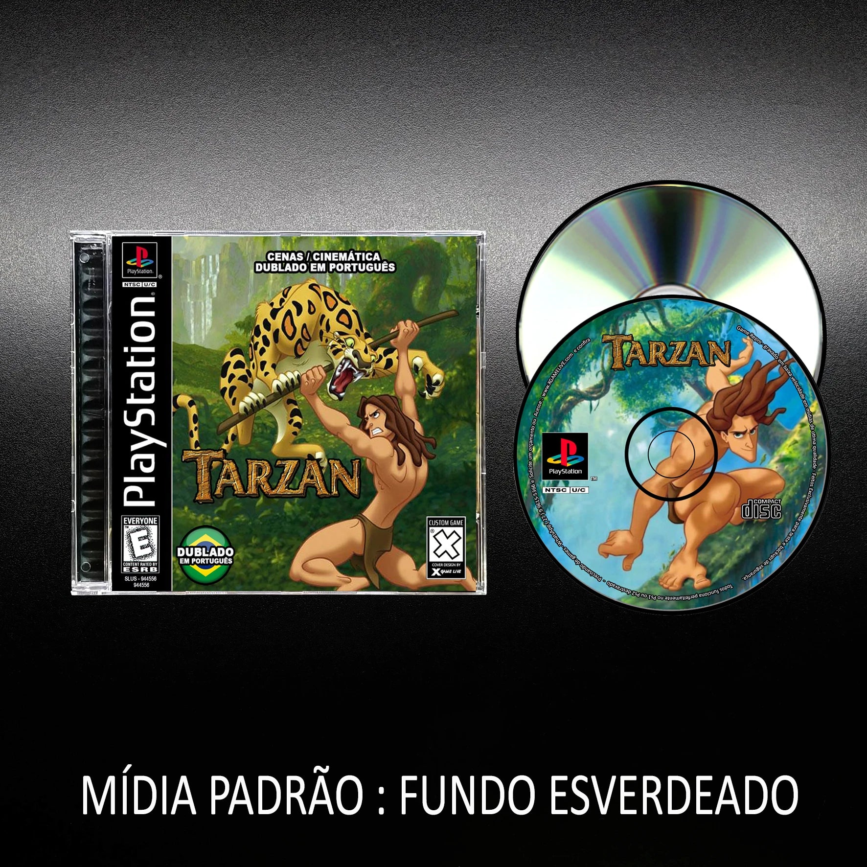 Tarzam Audio Português - Game Repro Ps1 / Psx / Copy Reproduction Playstation1