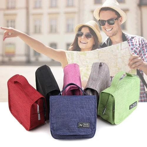 Organizador de Viagem para Artigos de Higiene Pessoal: Compacto e Elegante