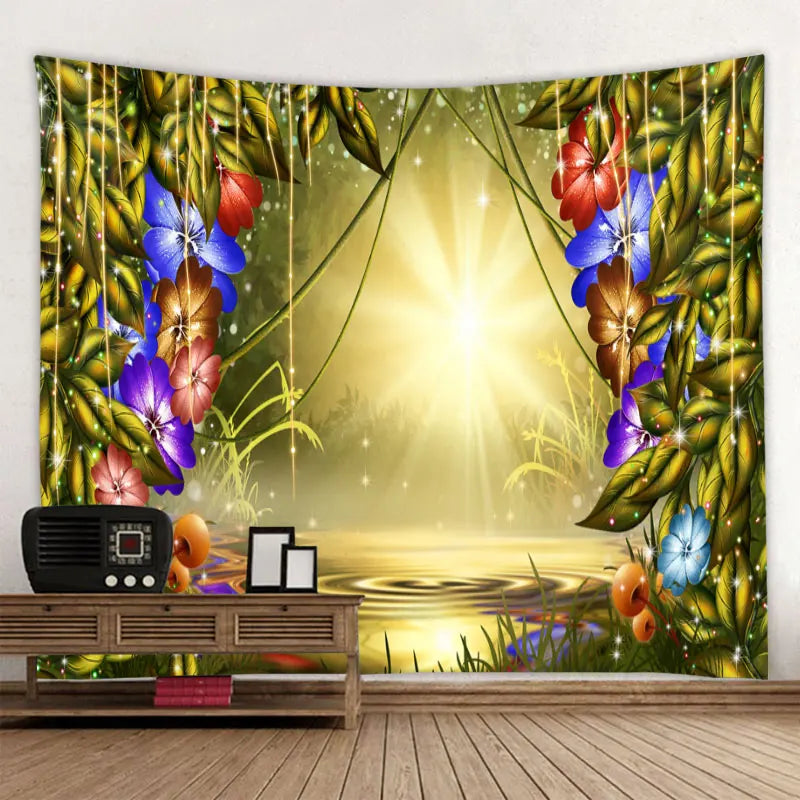 Tapeçarias De Parede A luz solar Sob A Floresta Árvore Impresso Grande Mandala Hippie Bohemian
Tapeçaria de Parede Barato Arte Da Parede