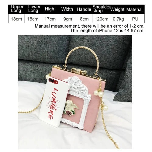 Bolsa Crossbody Diamante para Mulheres, Embreagem De Casamento De Diamante, Bolsa De Ombro Senhora, Bolsa De Noite De Festa Pérola, Bolsa Mensageiro