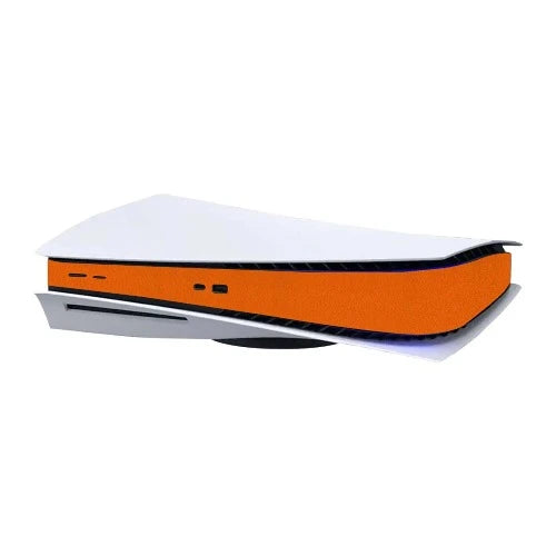 Capa de Fibra de Carbono para Console Sony PS5 Edição de Disco Adesivo Protetor Adesivo para Centro do Console Decalques Acessórios para Console de Jogos