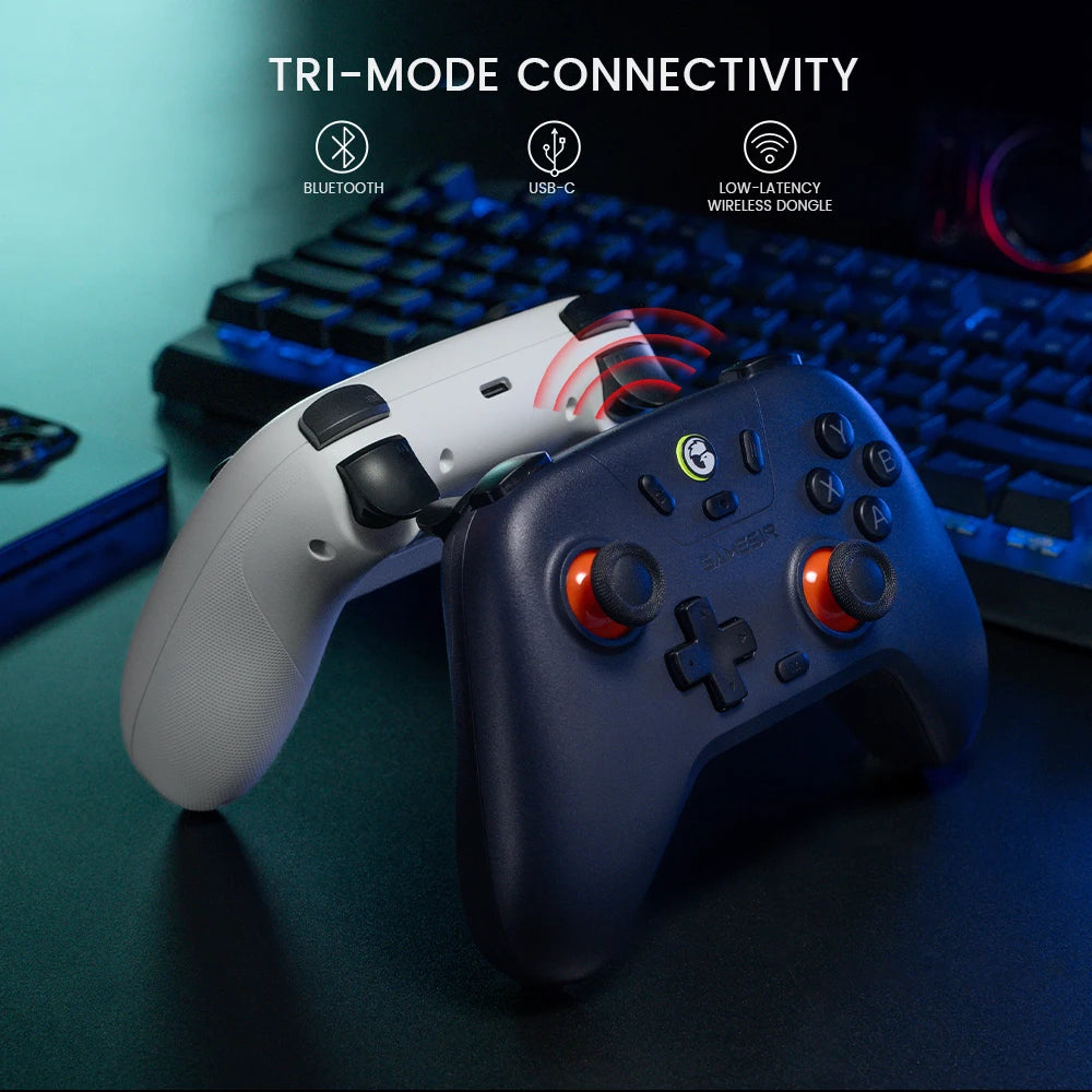 GameSir Nova Lite: Controle Bluetooth com Hall Effect para Nintendo Switch, iPhone, Android e PC