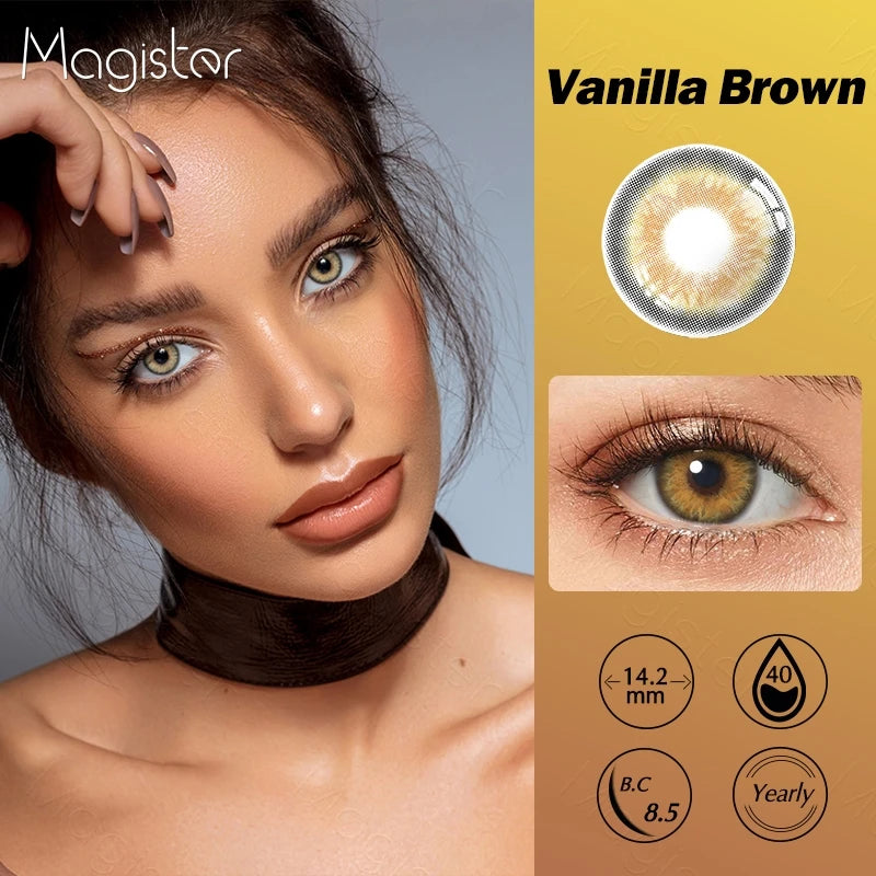 Magister Contact Lenses Colored Contacts Beautiful Pupil Natural Contact Lenses for Eyes Natural Eye Color Lens For Beauty Eye