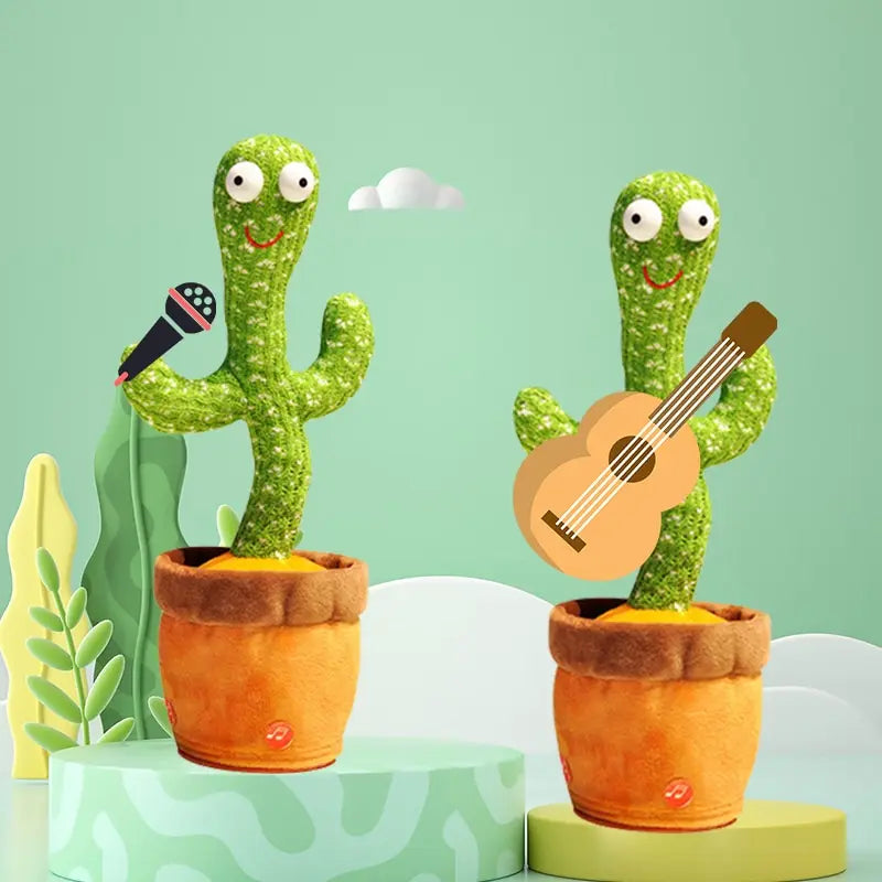 brinquedo musical para crianças para dançar gravar e falar com divertimento Aprendizagem interativa inteligente do cacto e