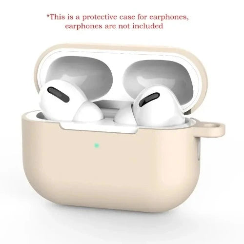 Para AirPods Pro Capa Protetora Silicone Nova Cor Sólida Apple Bluetooth Headset Soft Case Capa Protetora