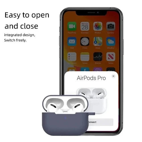 Para AirPods Pro Capa Protetora Silicone Nova Cor Sólida Apple Bluetooth Headset Soft Case Capa Protetora