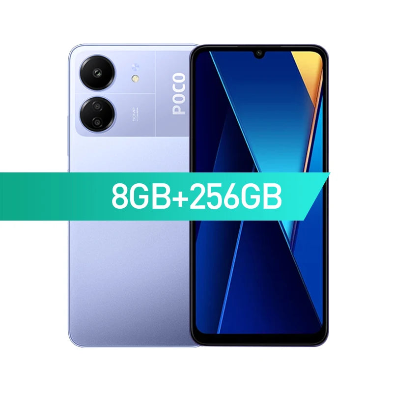 POCO C65 Global Version 128GB/256GB MediaTek Helio G85 Octa Core 5000mAh 6.74" 90Hz HD+ display 50MP Camera NFC