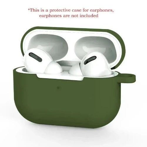 Para AirPods Pro Capa Protetora Silicone Nova Cor Sólida Apple Bluetooth Headset Soft Case Capa Protetora