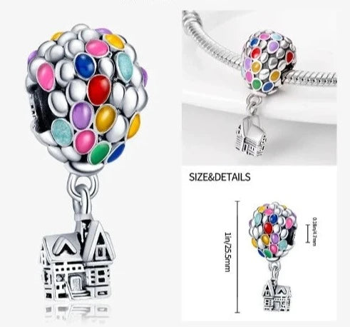 Pingente Bead para  pulseiras pandoras, Brilho Descoloração, Jóias Presente,