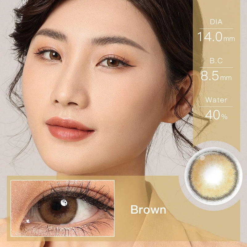 Magister Contact Lenses Colored Contacts Beautiful Pupil Natural Contact Lenses for Eyes Natural Eye Color Lens For Beauty Eye