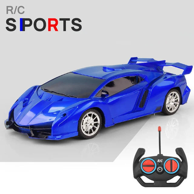 Carro RC 1/18 LED: Controle Remoto 2.4G, Corrida de Alta Velocidade para Crianças - Brinquedo Drift para Meninos e Meninas