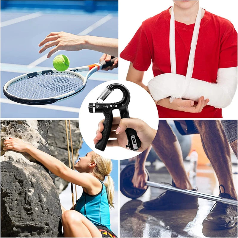 Fortalecedor de mão ajustável com antebraço de pulso e mão, treinador de musculação, 5-60kg
