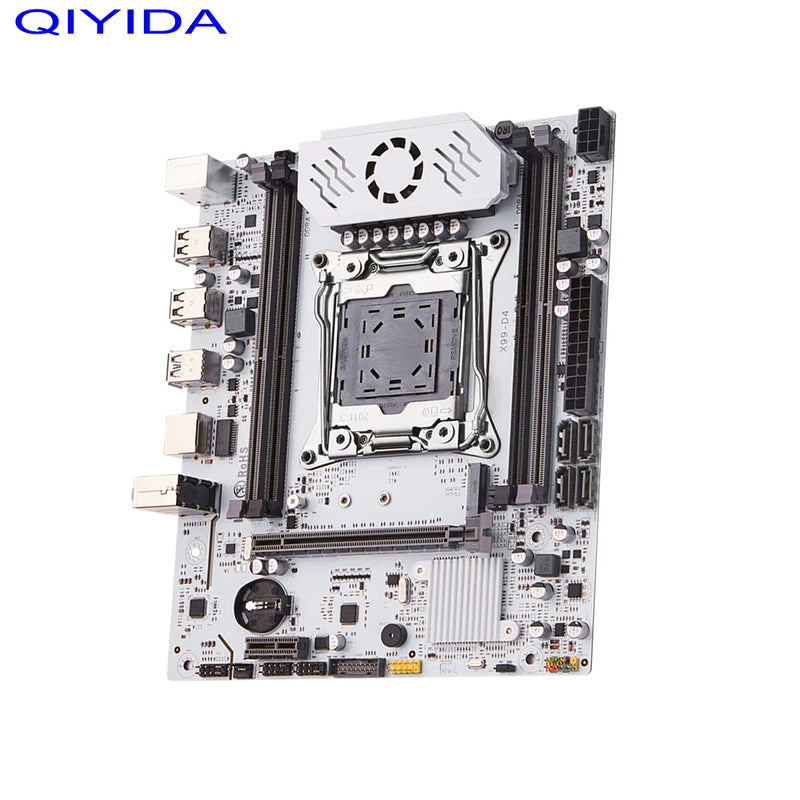 Placa-Mãe QIYIDA X99 LGA 2011-3 com Slot M.2, Suporte DDR4, Chip C612, SATA 3.0, USB 3.0 e PCIe 16X