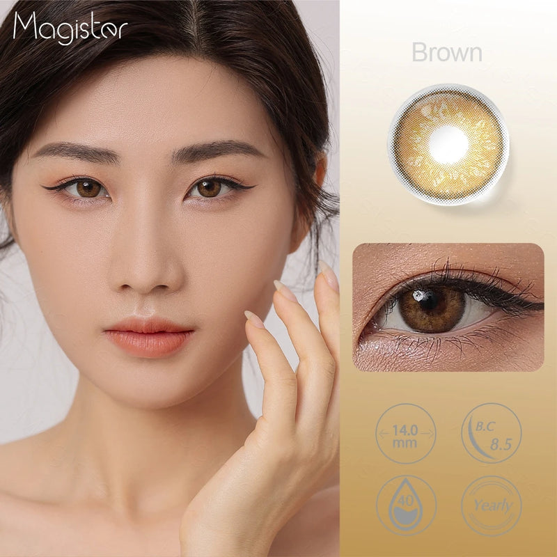 Magister Contact Lenses Colored Contacts Beautiful Pupil Natural Contact Lenses for Eyes Natural Eye Color Lens For Beauty Eye