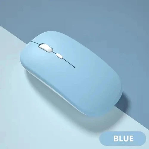 Mouse Bluetooth Recarregável Macaron - Compatível com Android, Windows, Tablet, Notebook e iPad