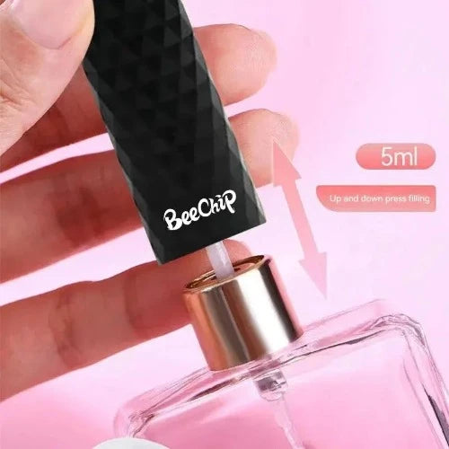2 Unidades de Frascos de Perfume Portáteis de 5ml: Dispensador de Spray de Alta Qualidade, Ideal para Amostras e Viagens