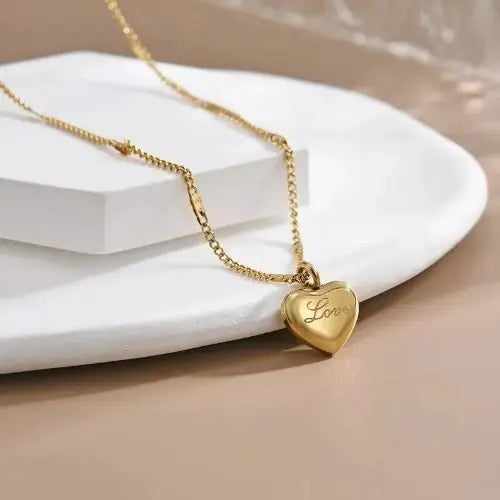Coração De Pêssego, Corrente Da Colavícula Do Amor, Presentes De Férias, Senhora, 1Pc