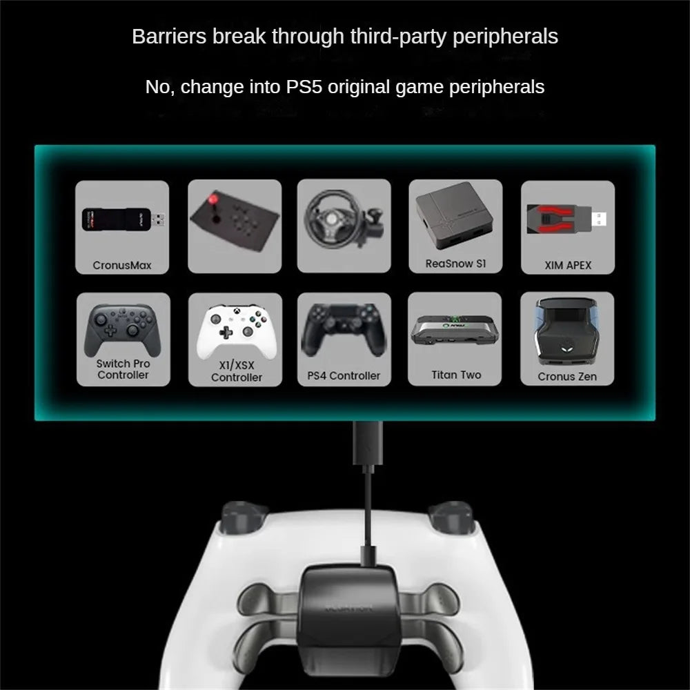 Ps5 Elite Controller Wear-resistant Water Proof Precise Control Anti-fall Enhance Performance Competitive Games Gamepad