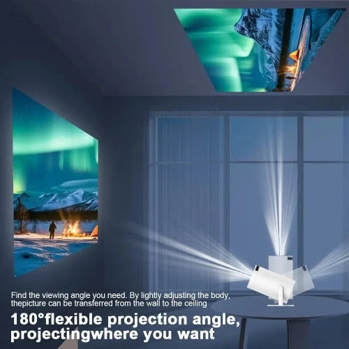 Aprimore sua Experiência de Entretenimento com o Projetor Magcubic HY300 PRO: Android 11, Wi-Fi Duplo 6, Brilho de 260ANSI, Qualidade Visual 1080P e 1280x720P, Perfeito para Cinema em Casa ou ao Ar Livre
