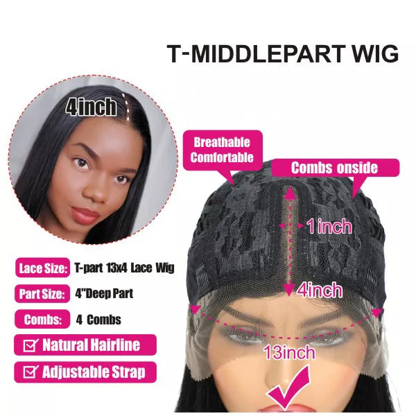 Peruca bob lace front wig sem glueless, curto, reto, 13x4, pre-arrancadas, brasileiro