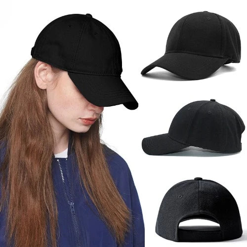 Boné monocromático unisex, ajustável, esportes, chapéus de sol, hip-hop, família, atacado, mulheres, verão