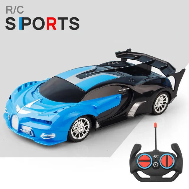 Carro RC 1/18 LED: Controle Remoto 2.4G, Corrida de Alta Velocidade para Crianças - Brinquedo Drift para Meninos e Meninas
