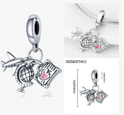 Pingente Bead para  pulseiras pandoras, Brilho Descoloração, Jóias Presente,