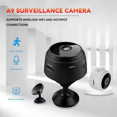 Mini Câmera WiFi Sem Fio, Gravador De Vídeo, Gravador De Voz, Monitoramento De Segurança, Casa Inteligente, Bebês, Animais De Estimação, A9