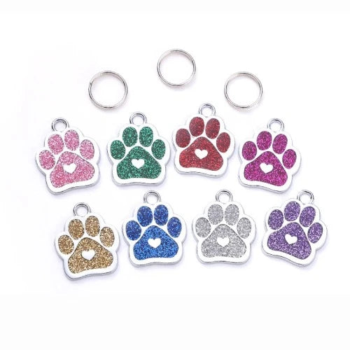 Pingente Personalizado Anti-Perda para Identificação de Animais - Logotipo Customizado para Gatos e Cães, Ideal para Pet Shops