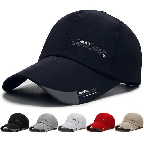 Boné de beisebol esportivo Solid Color Sun Hat Moda Casual Outdoor Hip-Hop Gats para homens e mulheres Chapéu