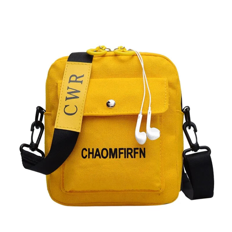 Mulheres Crossbody Bolsas Nova Lona Ombro Bolsa Feminina Pequena Bolsa Moda Estudantes Simples Ombro Único Moda Telefone Bolsas