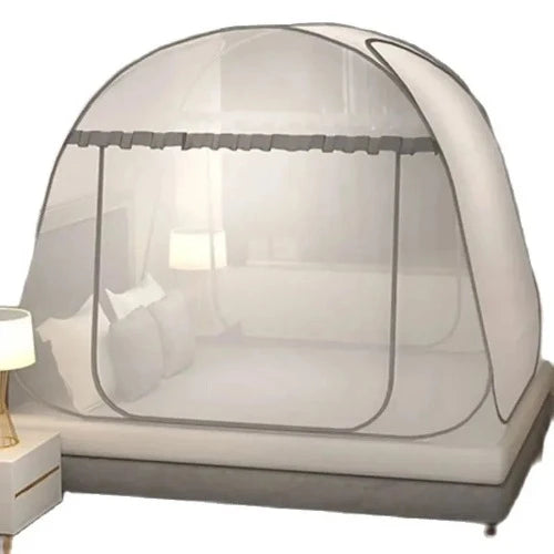 Mosquiteiro de fundo completo para casa, cúpula respirável, única porta, simples, moderno, grande espaço, novo, verão