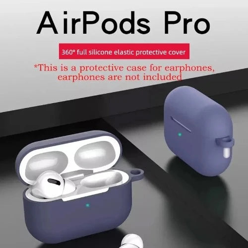 Para AirPods Pro Capa Protetora Silicone Nova Cor Sólida Apple Bluetooth Headset Soft Case Capa Protetora