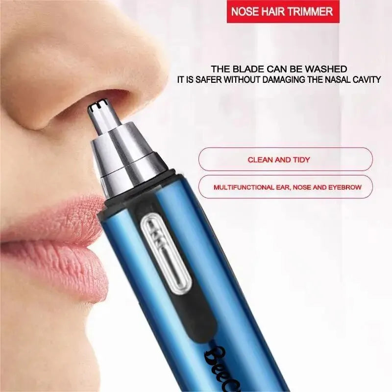 Homens Nose Hair Trimmer Nariz Hair Shaver Bateria Elétrica Homens Nariz Hair Shaver Homens Nariz Hair Scissors