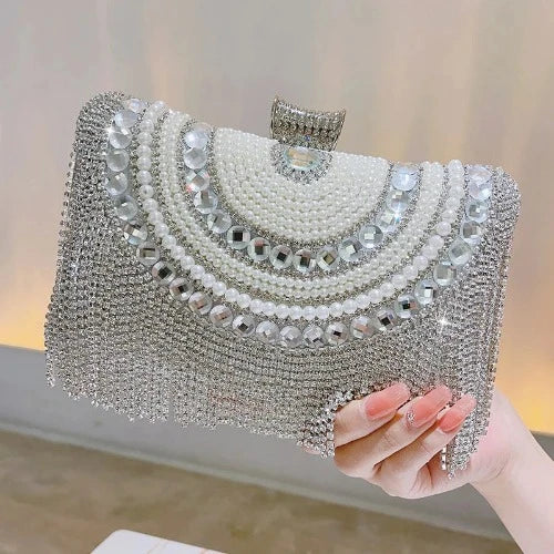 Bolsa de diamante strass para mulheres, bolsa de festa para senhora com porta-moedas, presente de casamento, noiva e amiga, presente dia dos namorados, bolsa de luxo