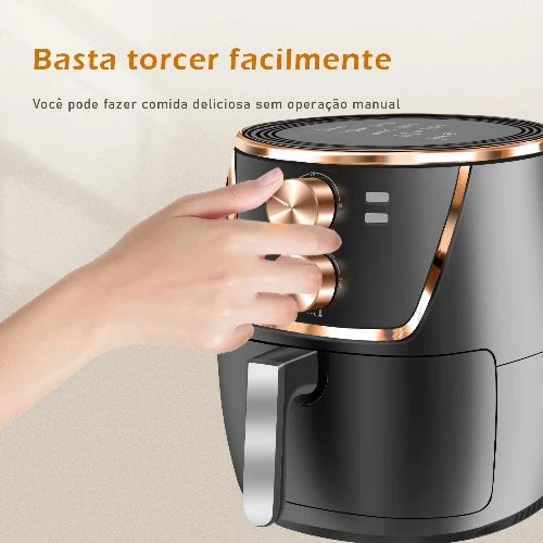 Fritadeira de Ar Grande sem Óleo - Air Fryer Elétrica com Frete Grátis