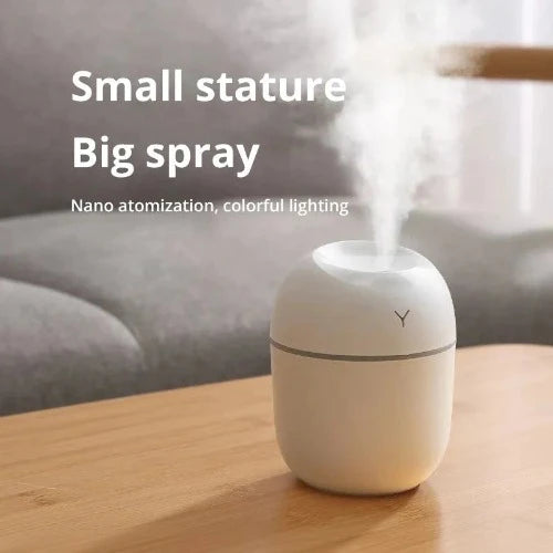 Mini Umidificador de ar ultra-sônico e difusor de oleo