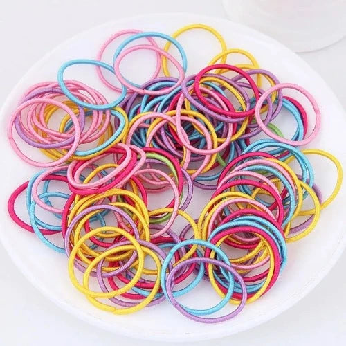 Faixas de Cabelo Elásticas Fashion para Meninas: Acessório Decorativo Casual de Quatro Estações 250/300Pcs