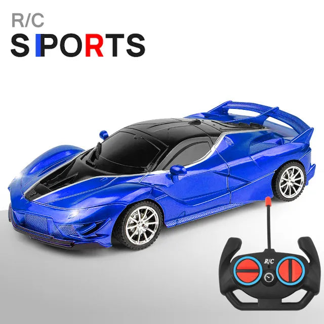 Carro RC 1/18 LED: Controle Remoto 2.4G, Corrida de Alta Velocidade para Crianças - Brinquedo Drift para Meninos e Meninas