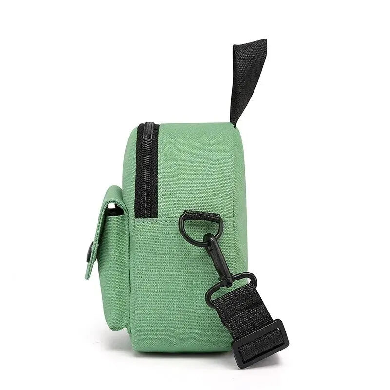 Bolsa simples de lona  para telefone móvel, Moda casual
