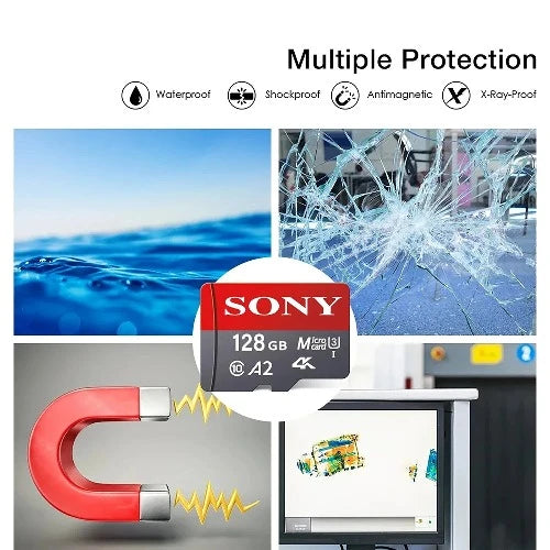 Cartão de Memória SONY-Mini Micro SD: Classe 10, 32GB-256GB, U3, 4K, Alta Velocidade - SD/TF Flash para Câmera Xiaomi e PC