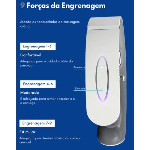 Massageador Inteligente de Pescoço e Ombro